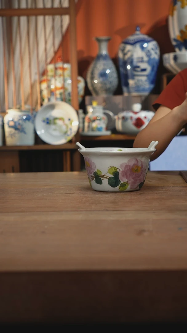 瓷片景德镇设计师釉下手绘陶瓷餐具