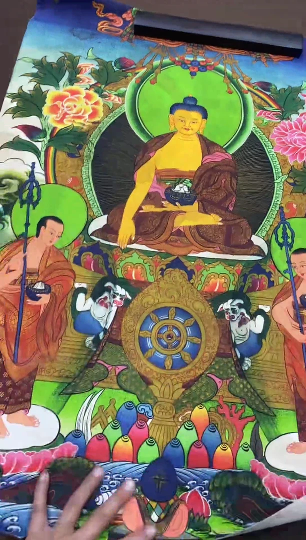 卷轴画精品挂饰 唐卡tk16127