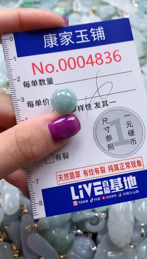 颈饰未镶嵌翡翠4836