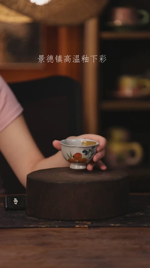 陶瓷景德镇高温釉下手绘陶瓷418