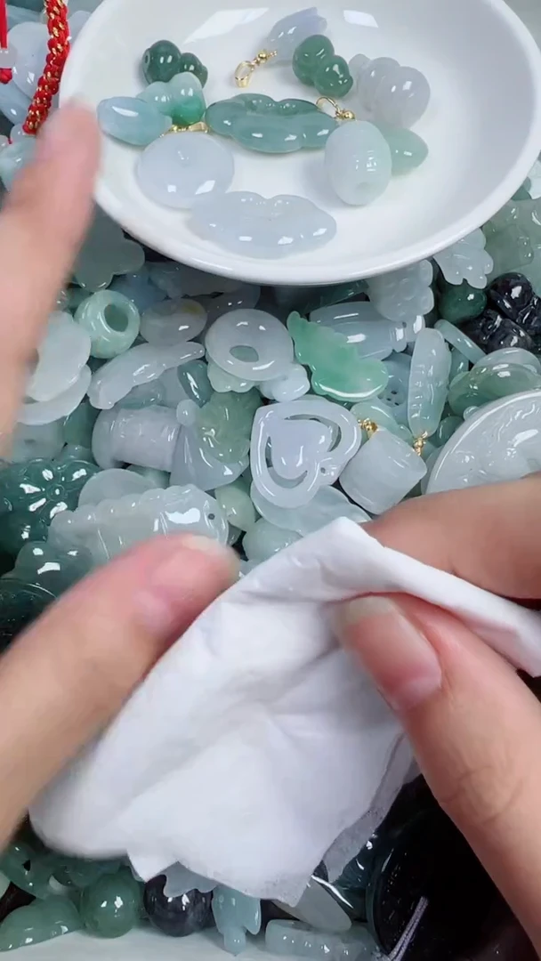 散珠翡翠197号链接，A货链接贝壳