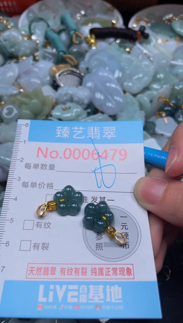 颈饰未镶嵌翡翠6479