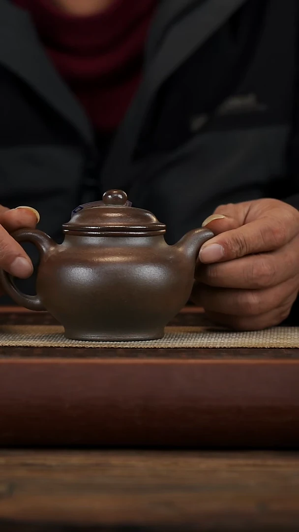 茶壶紫砂柴烧微瑕掇只