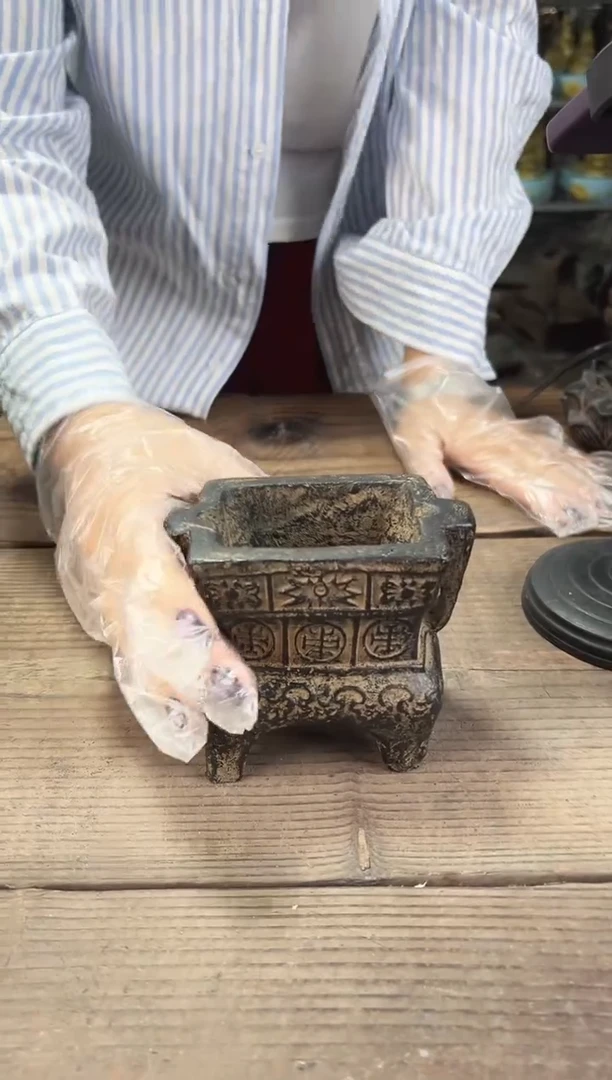 陶土【火山泥】香炉