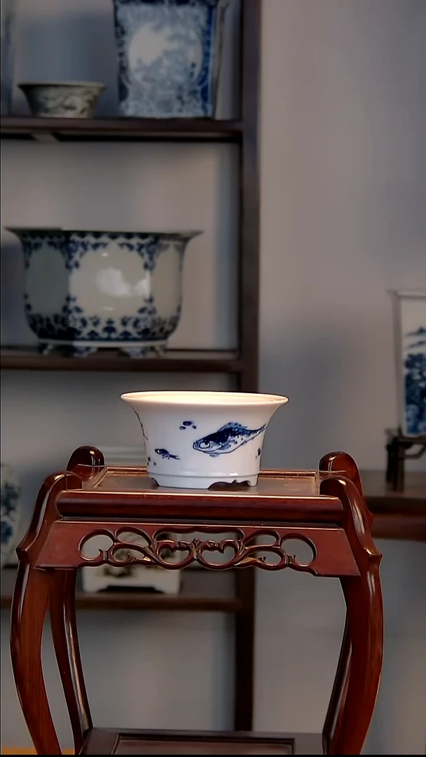 景德镇陶瓷手工花盆