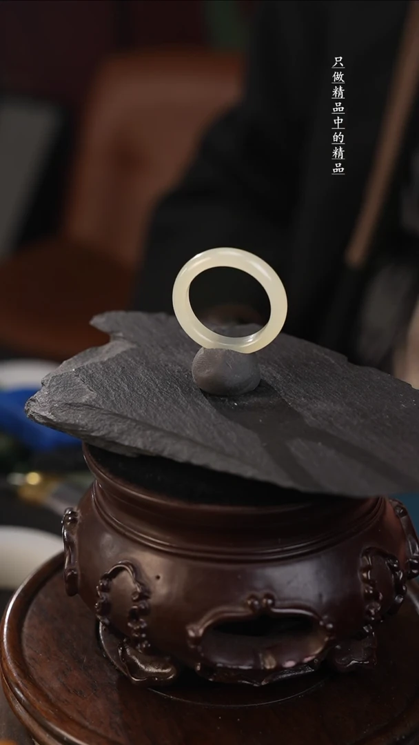 【闪购商品】和田玉戒指未镶嵌和田玉白玉戒指