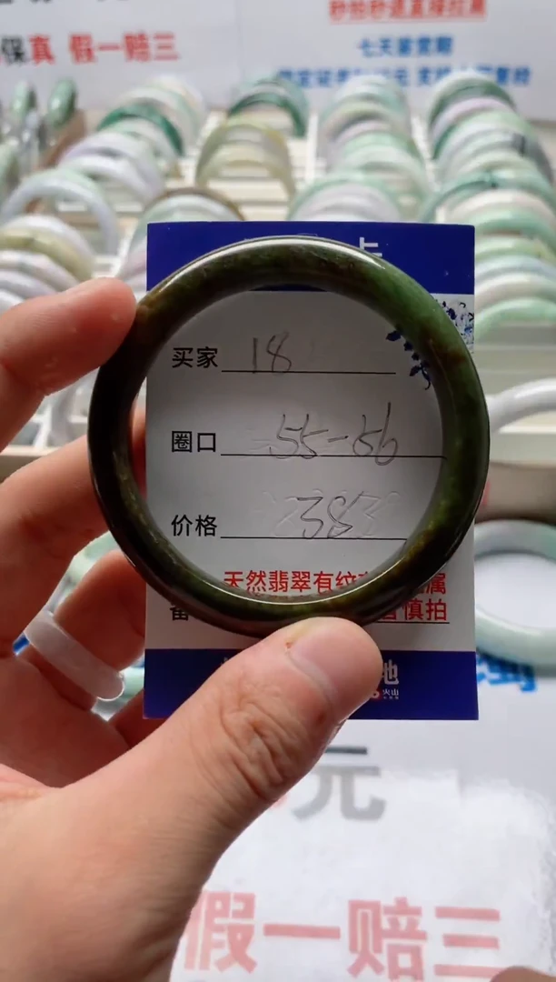 未镶嵌手镯翡翠18