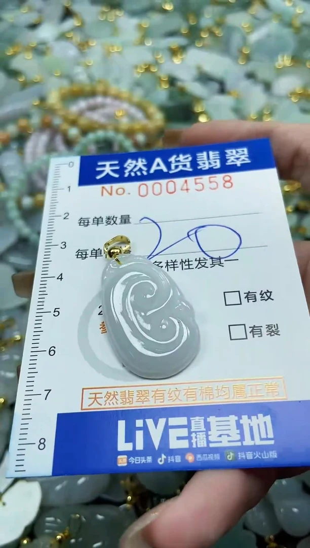 颈饰未镶嵌翡翠天然A货翡翠