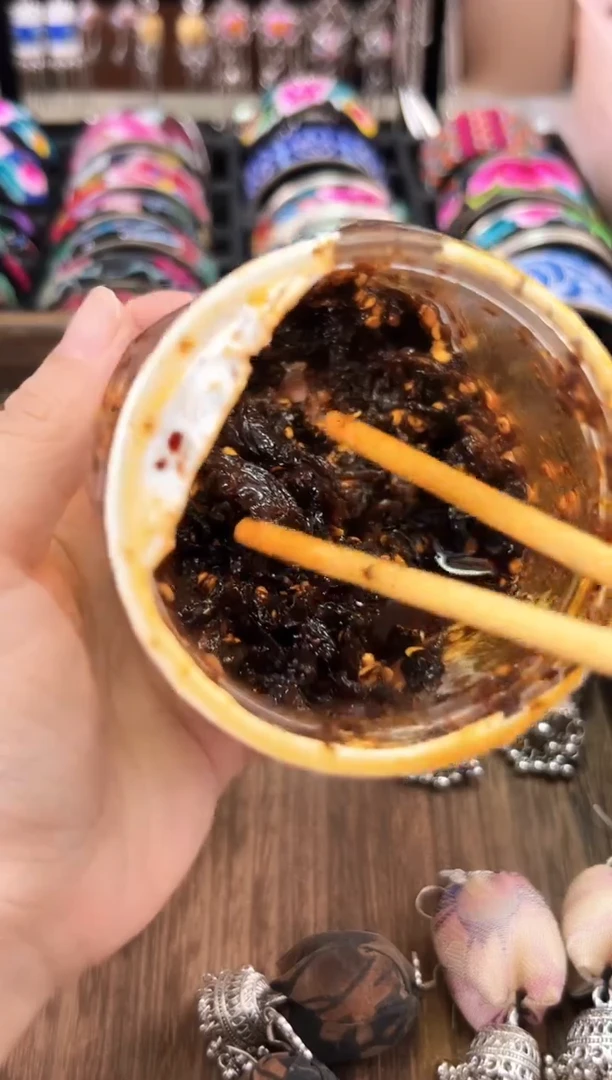 织绣艺枝独绣老绣饰品【菇菇黑】