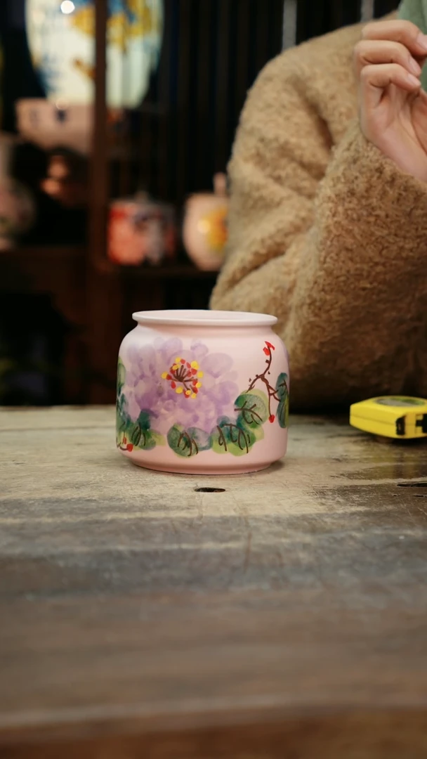 【闪购商品】瓷片景德镇纯手工釉下彩精品花瓶