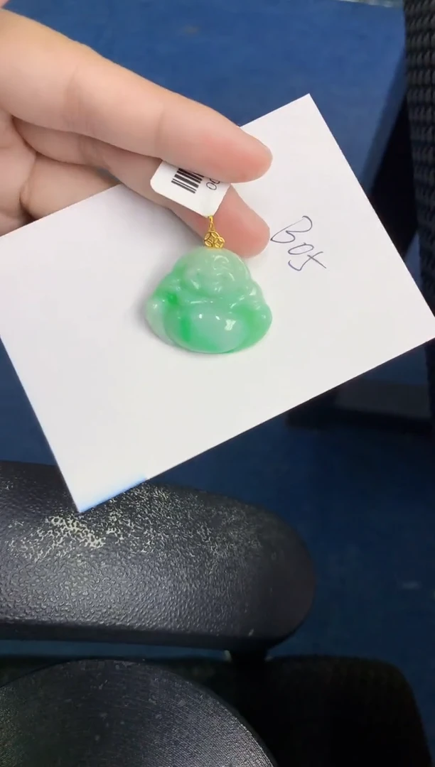 【闪购商品】翡翠颈饰18K金镶嵌000000000