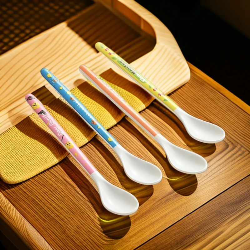 辅食勺05号（以实物为准）儿童宝宝可爱家用创意吃饭便携喝汤餐勺