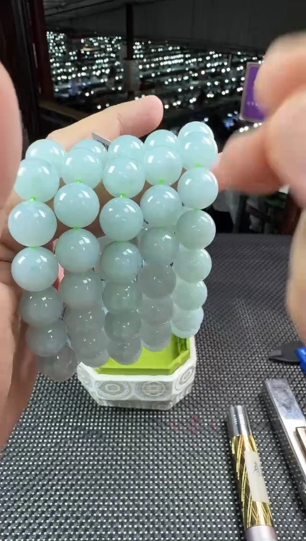 未镶嵌手串翡翠--60427--多样性发其一