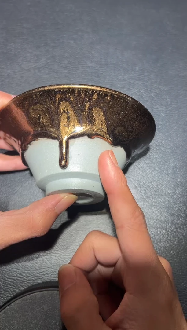 【闪购商品】茶盏10@建窑建盏黄美金