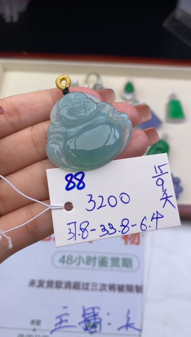 颈饰未镶嵌翡翠吊坠