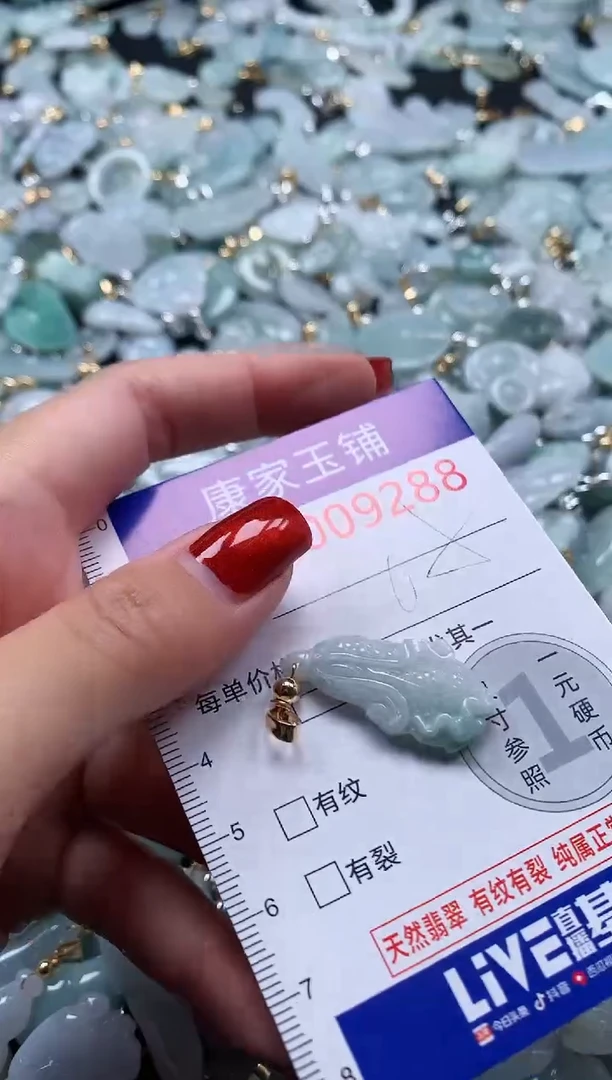 翡翠未镶嵌吊坠(不含链)9288