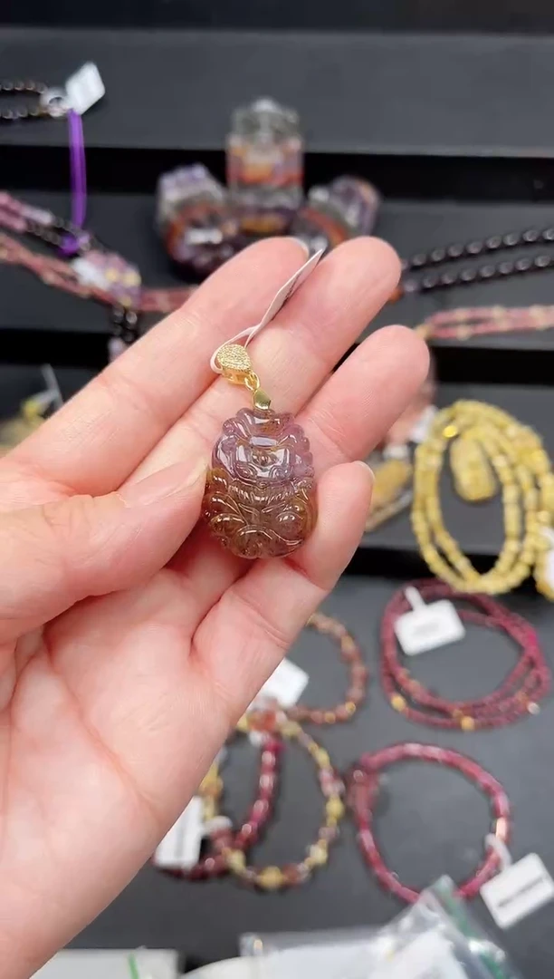 未镶嵌颈饰水晶【百晶灵儿】定制款