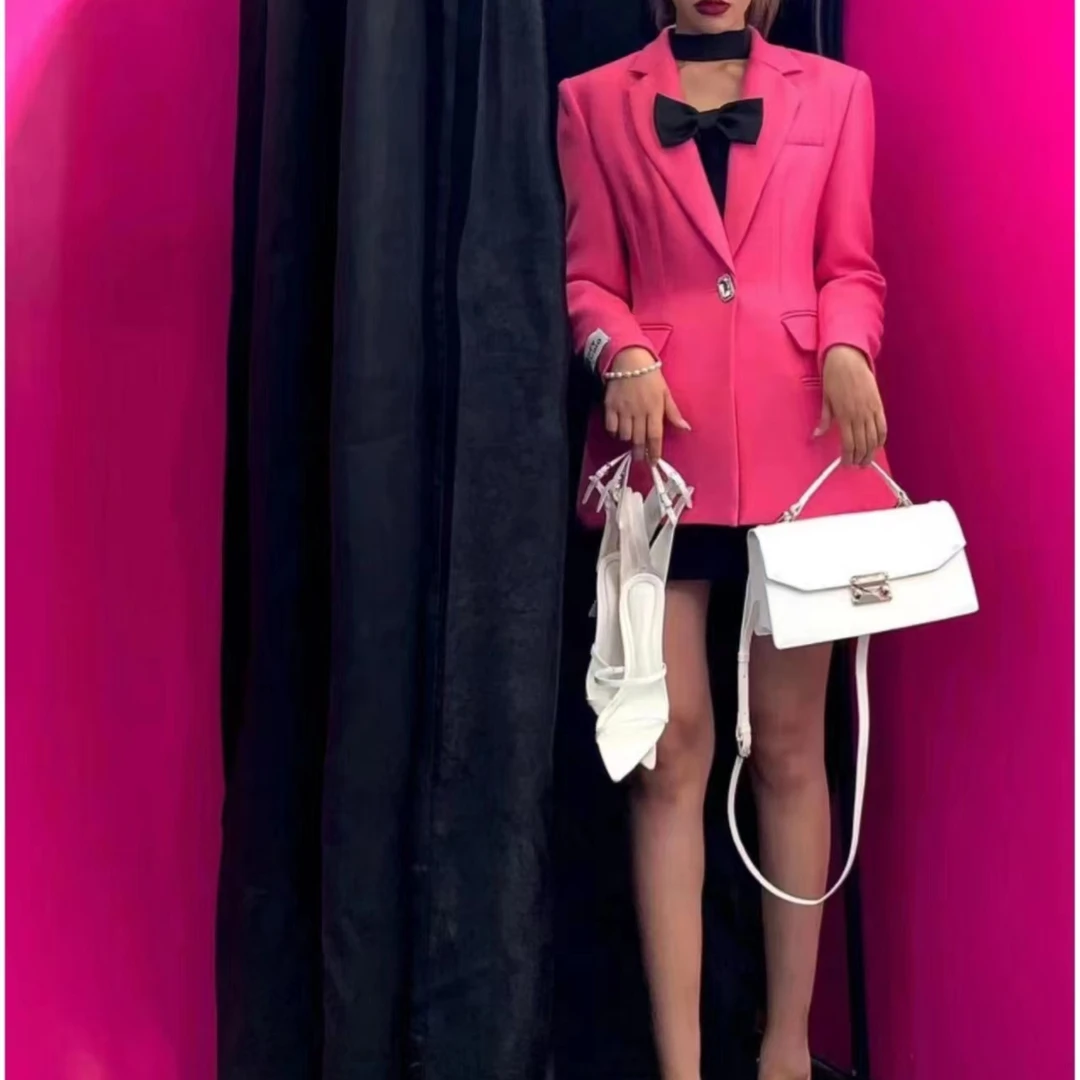 ZZFK2K白色素皮气质法式法棍包时尚女士