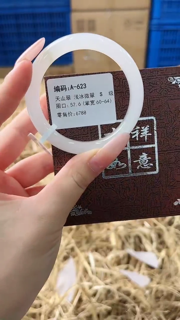 未镶嵌手镯石英质玉A-623