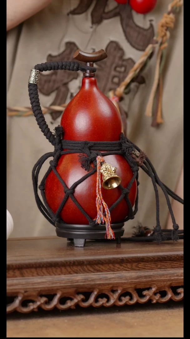 147号精品天然大漆酒葫芦一物一拍~