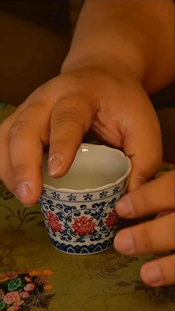 杯手工手绘杯杯很美丽