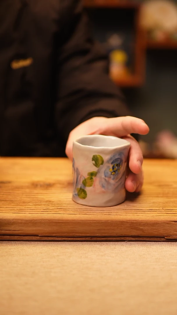 【闪购商品】@@陶园瓷舍@@纯手工手绘@高温釉下彩