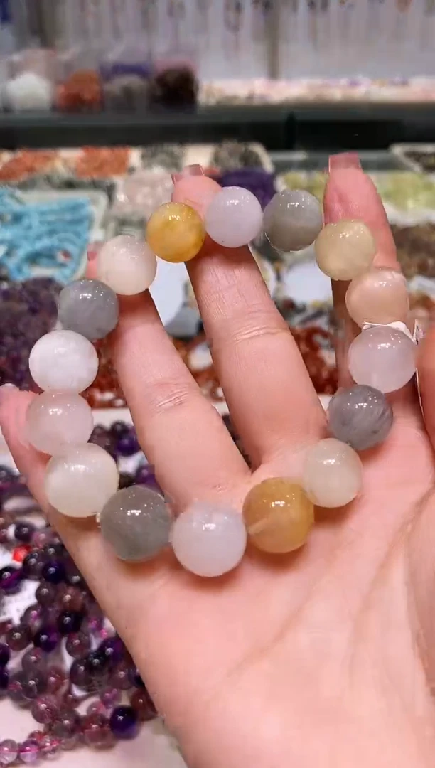 未镶嵌手链水晶大****～多样性发其一兔毛