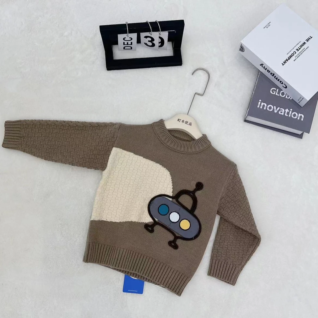 975   韩版 太空舱圆领毛衣