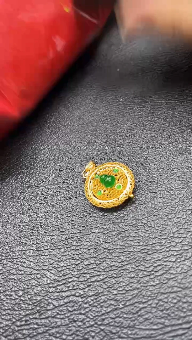 【闪购商品】翡翠颈饰银S925镶嵌1001843123