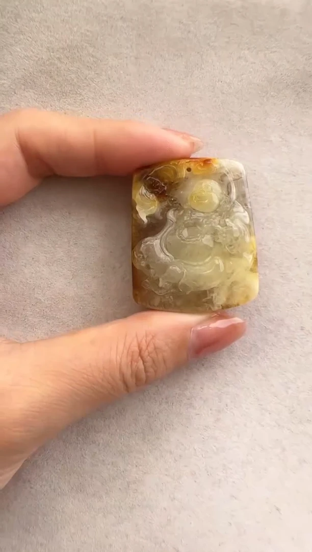 【闪购商品】琥珀裸石未镶嵌10211122-吊坠