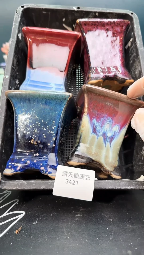 3  421方口盆4个默认微瑕