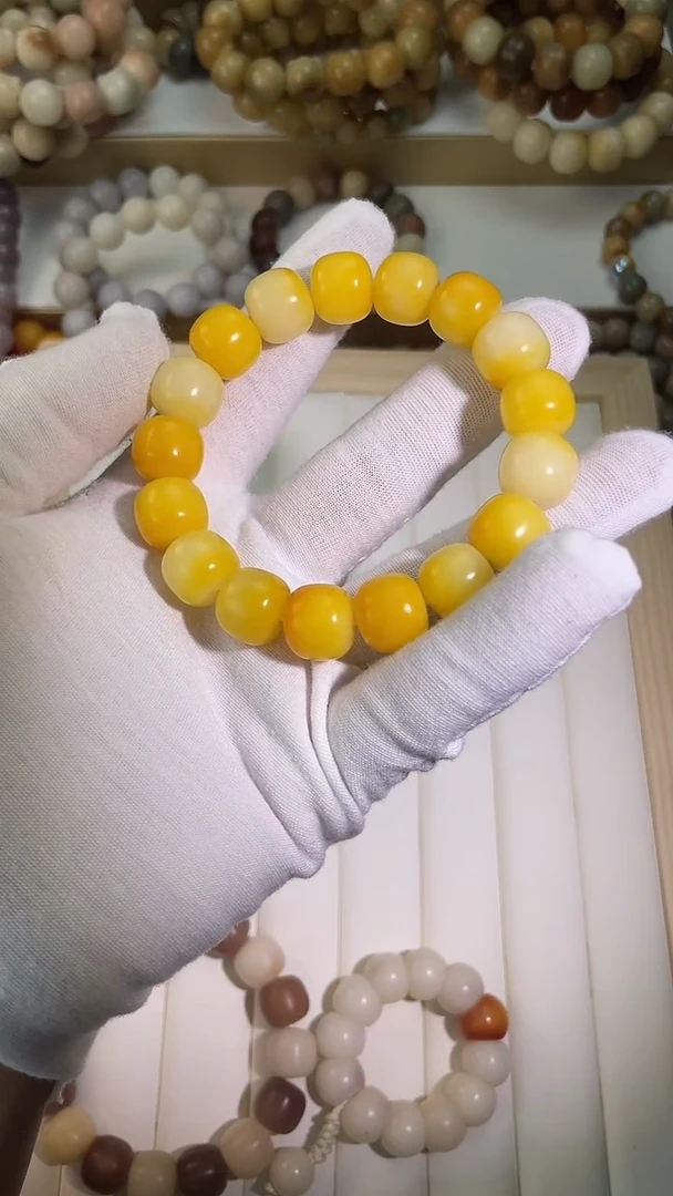 菩提根/象牙果吊坠菩提根手串