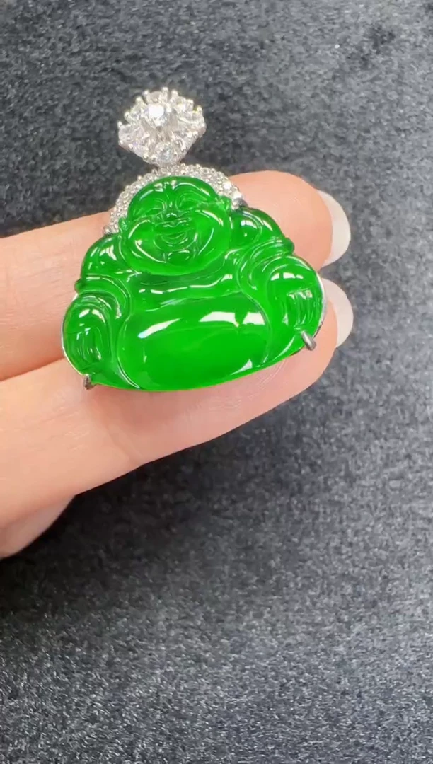未镶嵌定制翡翠翡翠吊坠36