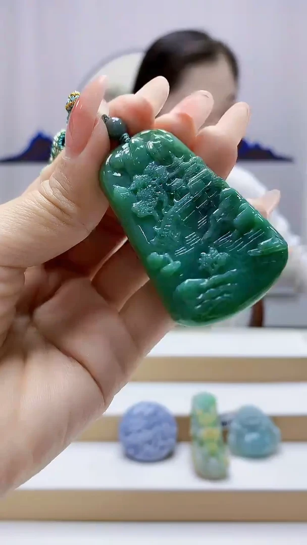 未镶嵌定制翡翠3099ty-毛货挂件73