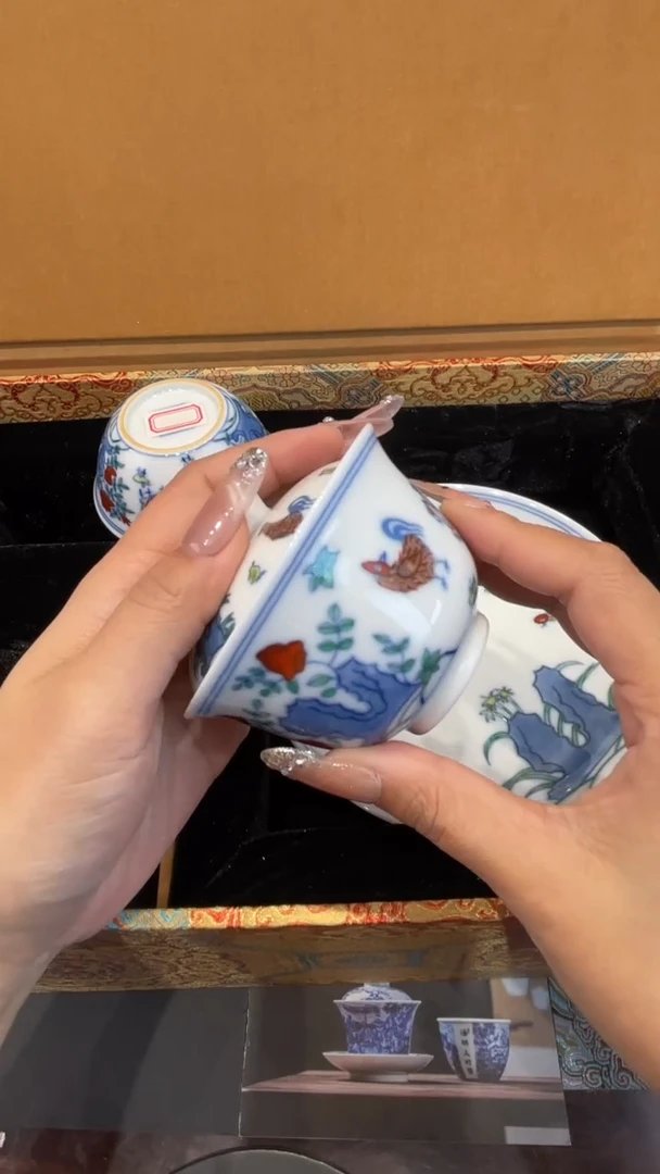 杯子瓷景德镇手工手绘陶瓷