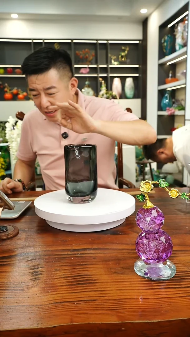 琉璃手工艺品外贸尾货花瓶323