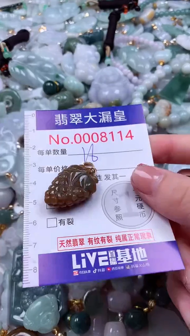 颈饰未镶嵌翡翠8114