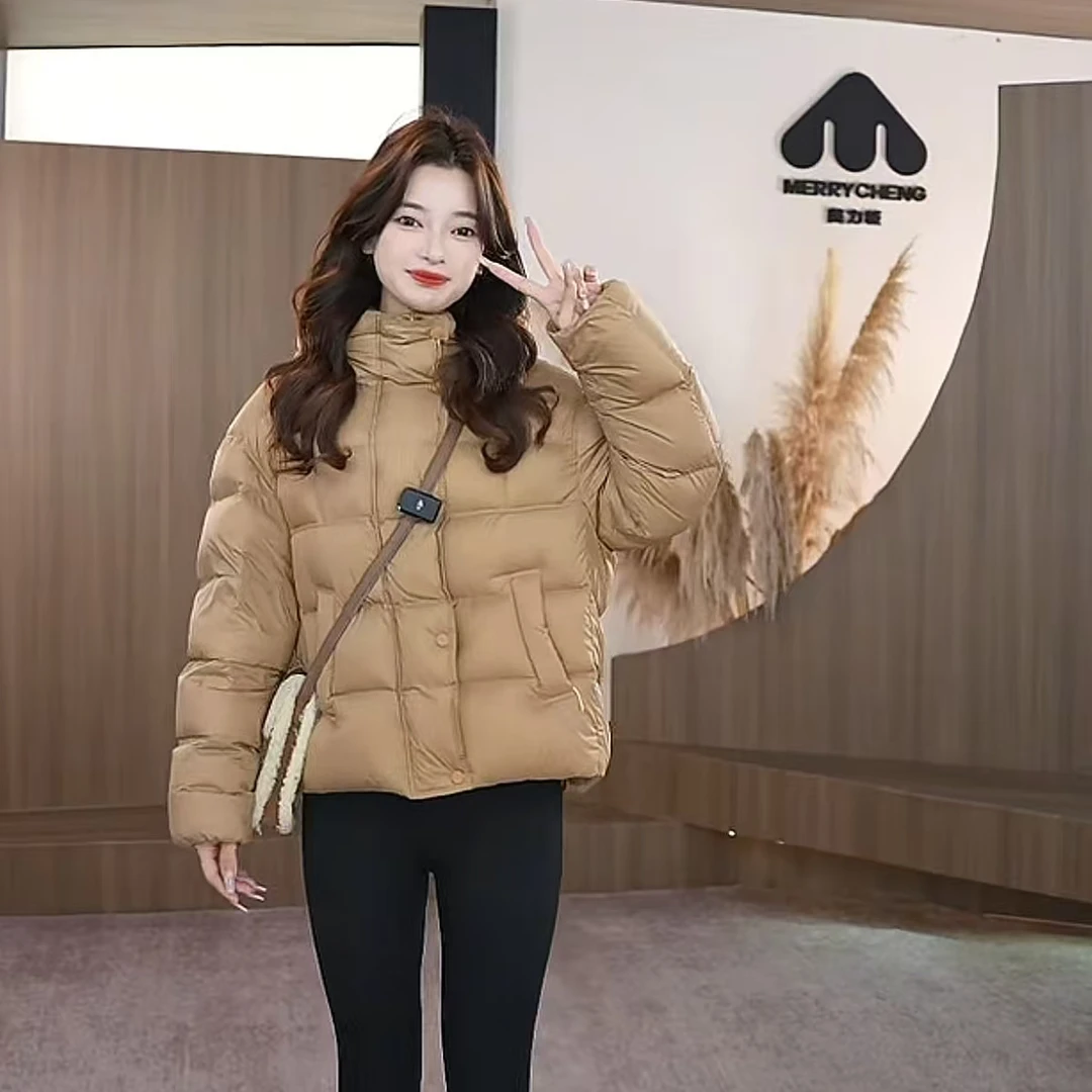【爆款大破价】美力城冬季新款泡芙羽绒服保暖百搭短款鹅绒服108