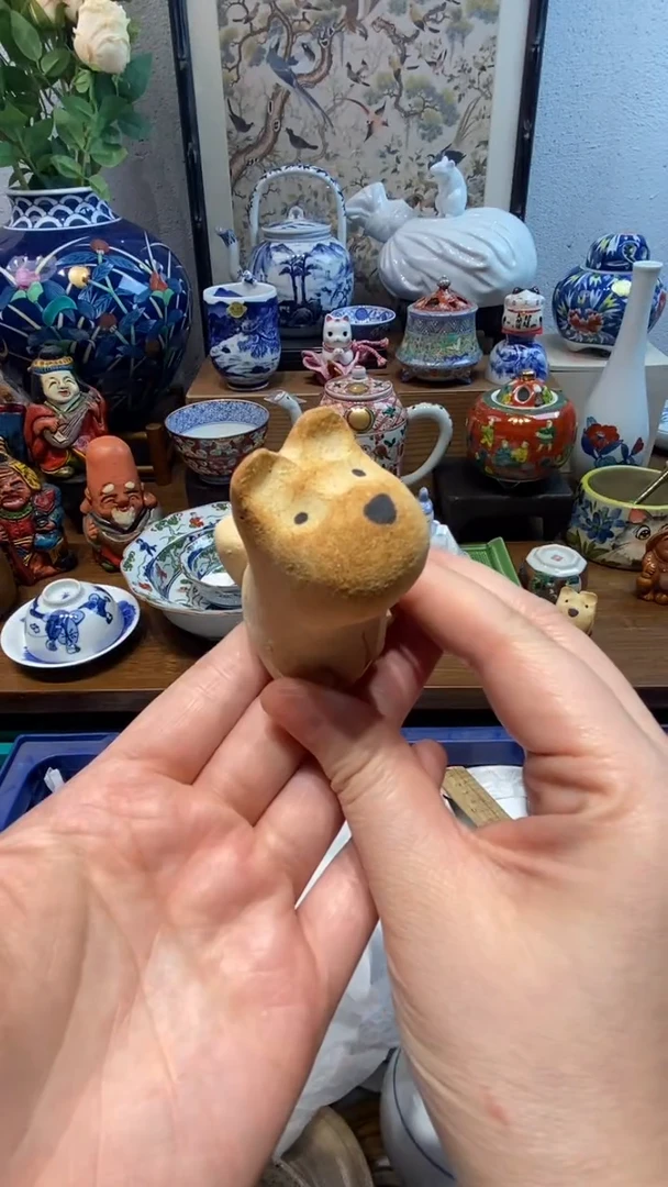 瓷片茉莉商品一号 小狗瓷