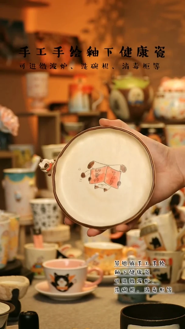 【闪购商品】景德镇高温釉下彩&A696