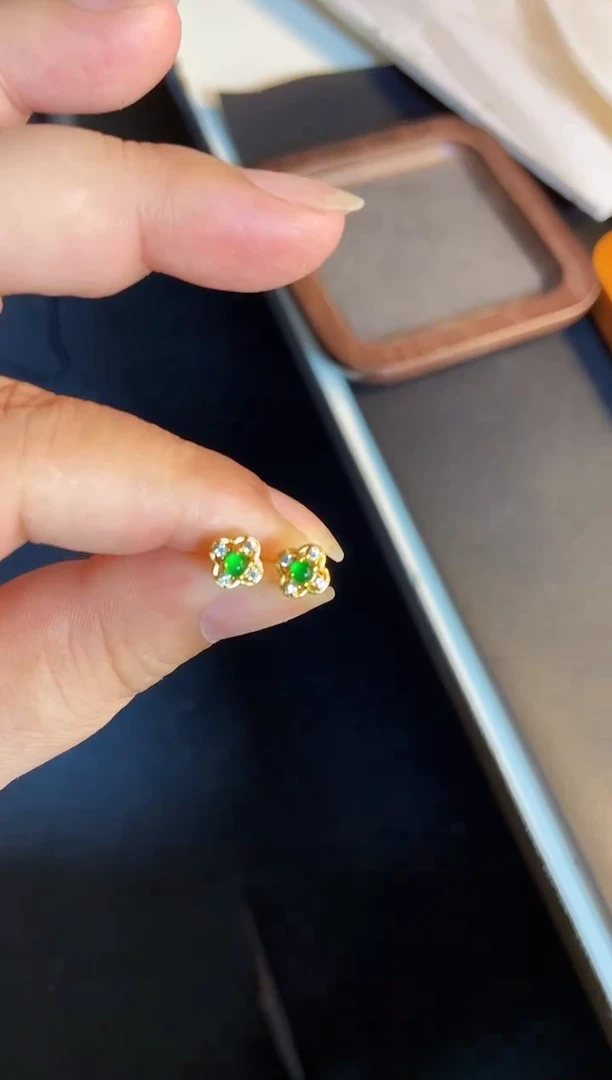 吊坠(不含链)银S925镶嵌翡翠1