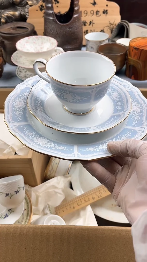 瓷片英歌瓷器满19.9包邮