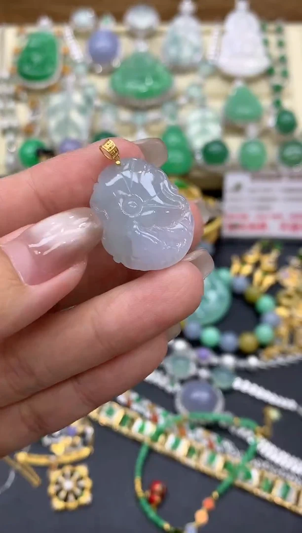 【闪购商品】翡翠颈饰18K金镶嵌268-中国好珍宝