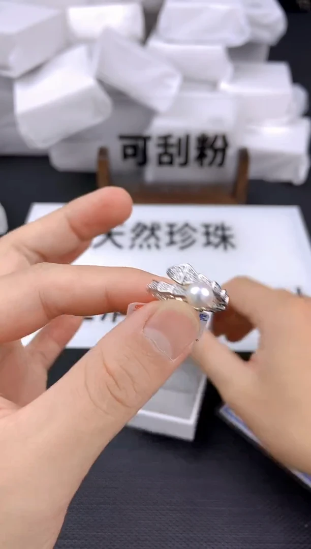 未镶嵌耳饰淡水珍珠jz1013
