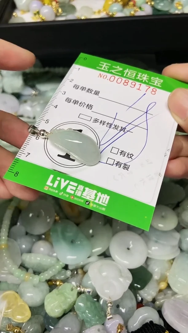 翡翠未镶嵌颈饰闪购0089178