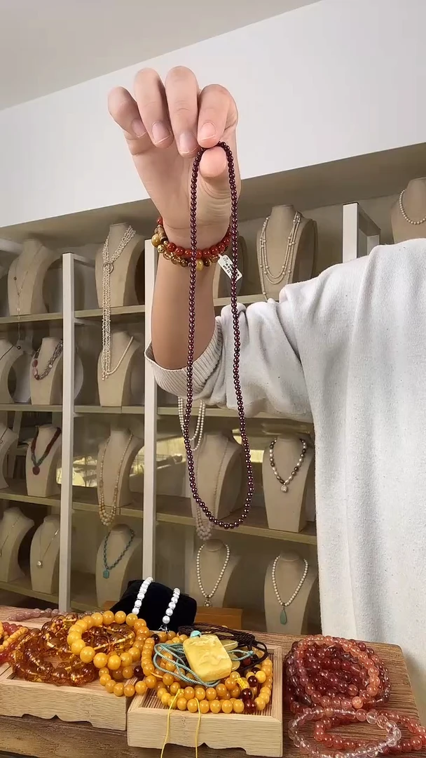 【闪购商品】石榴石手链未镶嵌手链