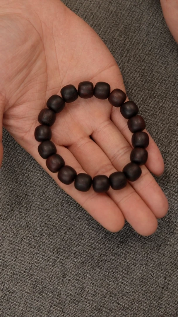 降真香手串/手链T*y降真香卡12苹果珠单圈海南尖峰岭100%文玩手串