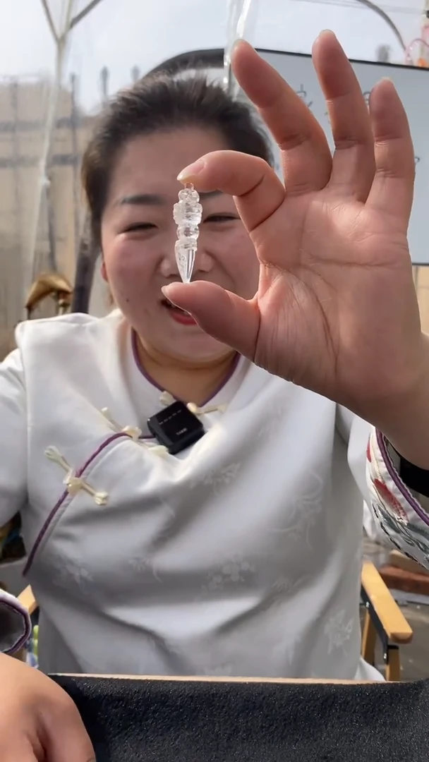【闪购商品】水晶金刚杵未镶嵌白水晶金刚杵D03多样性发其一4-4.5