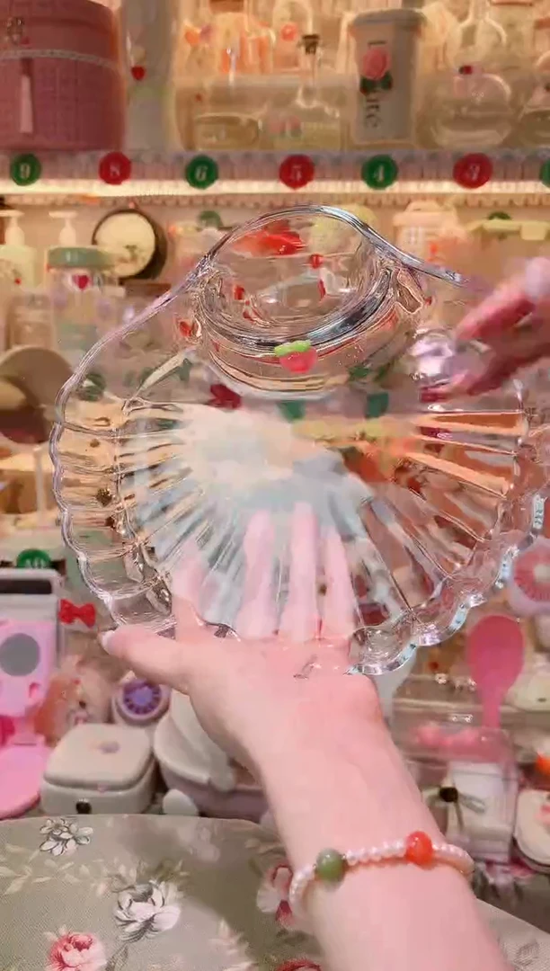 精致品质好发货快放心拍！贝壳饺子盘