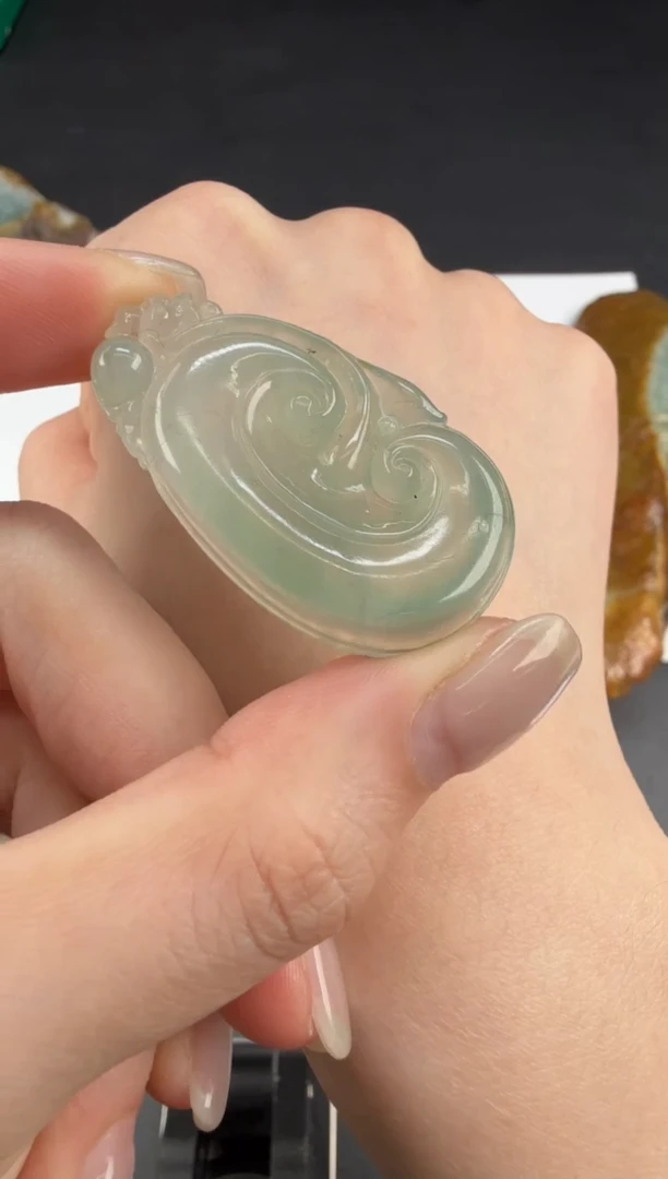 吊坠(不含链)未镶嵌翡翠翡翠饰品-101
